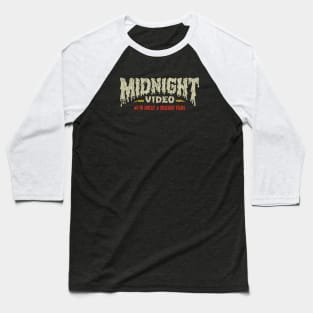 Midnight Video 1983 Baseball T-Shirt